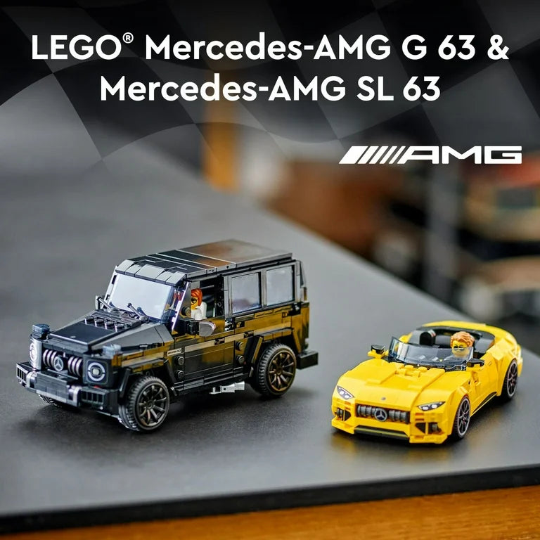 Set Lego Speed Champions Mercedes-AMG G 63 & Mercedes-AMG SL 63