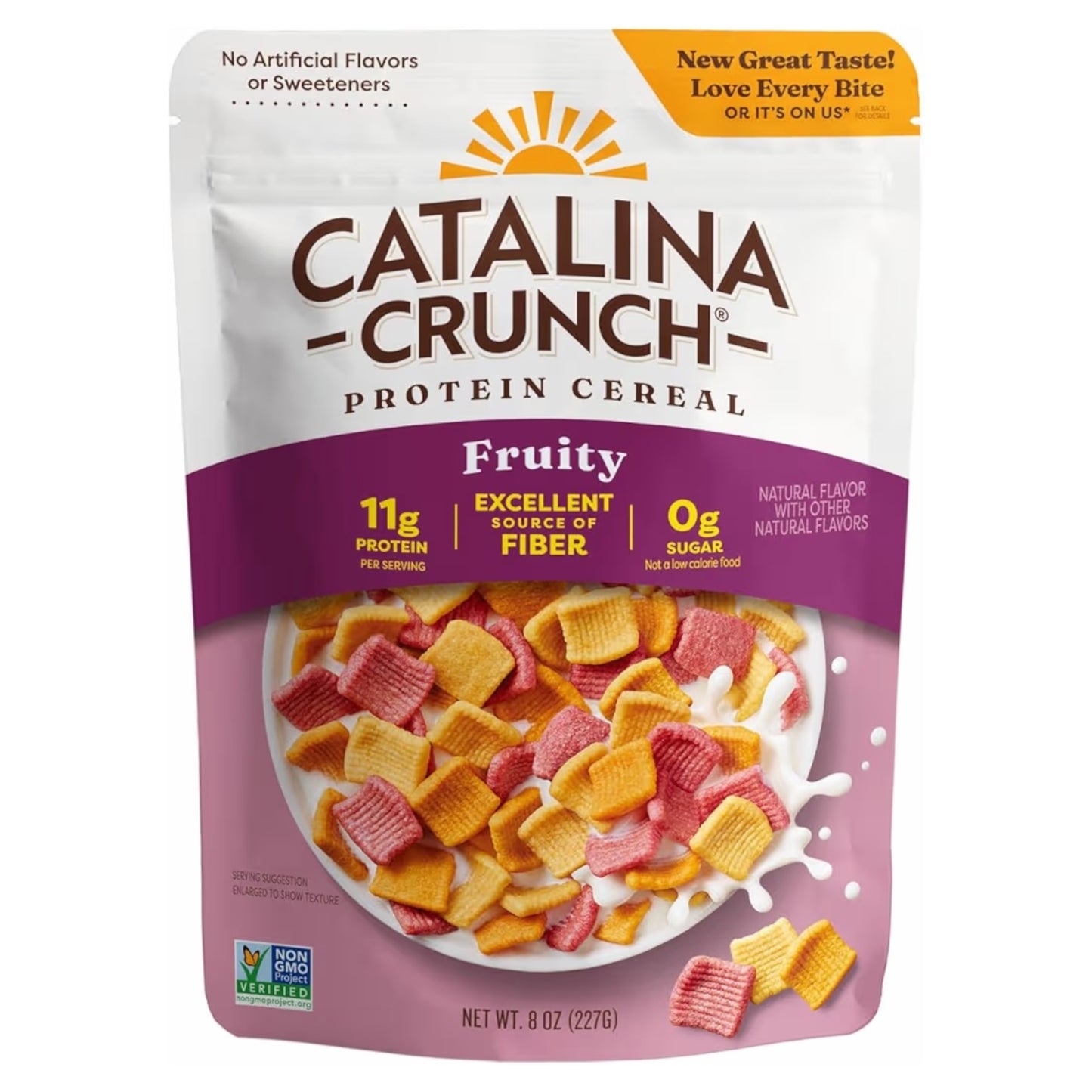 Cereal Proteico Sin Azúcar Catalina Crunch Fruity 227g