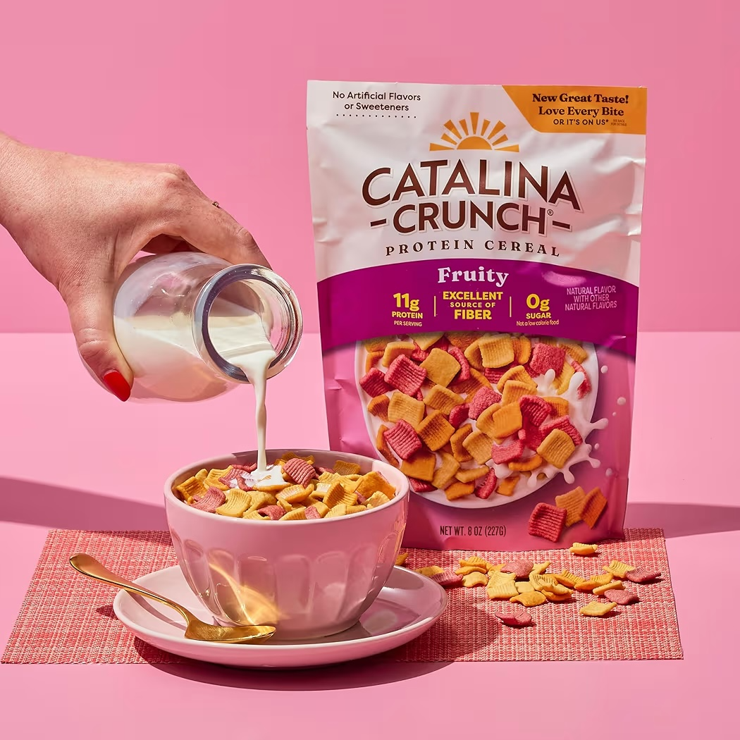 Cereal Proteico Sin Azúcar Catalina Crunch Fruity 227g
