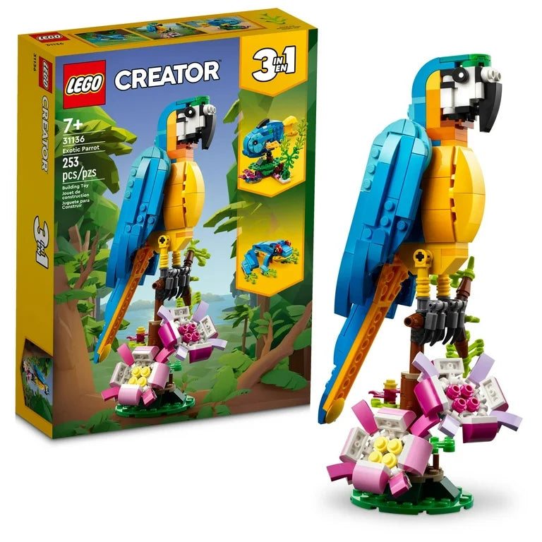 Set Lego Creator 3 en 1 Loro Exótico