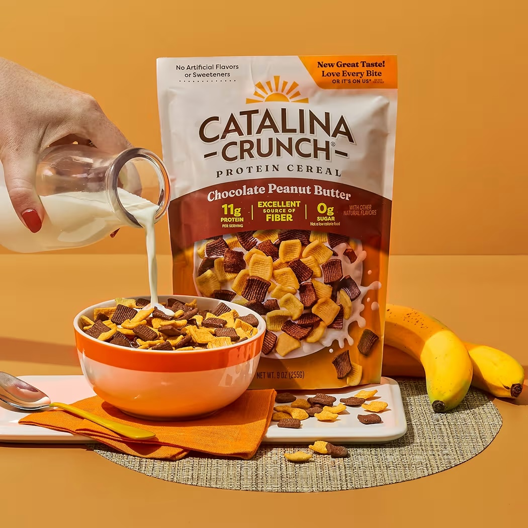 Cereal Proteico Sin Azúcar Catalina Crunch Chocolate Peanut Butter 255g