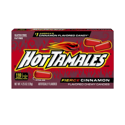 Caramelos Masticables Hot Tamales Canela Original 120g