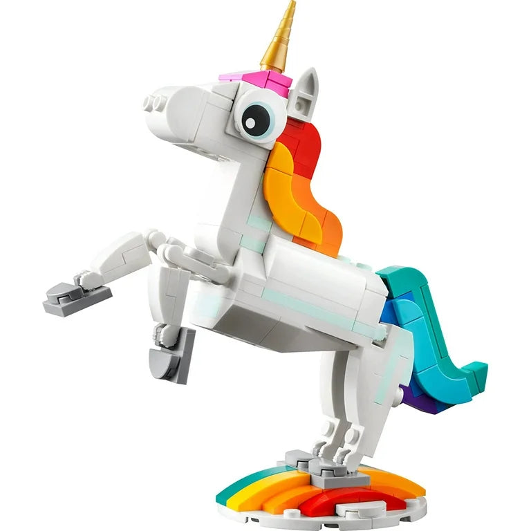 Set Lego Creator 3 en 1 Unicornio Mágico