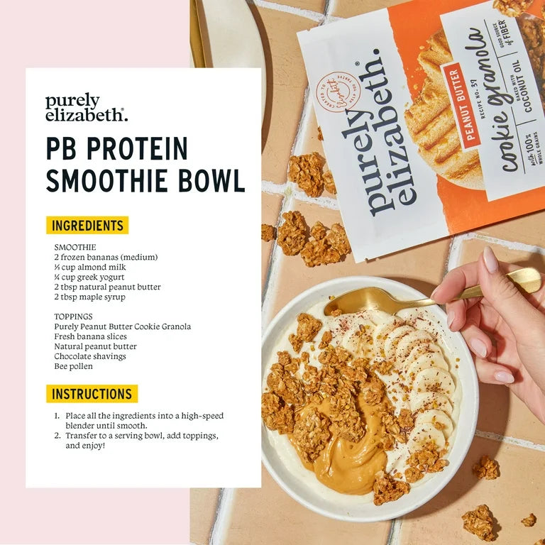 Granola Galleta Purely Elizabeth Peanut Butter Tamaño Grande 255g