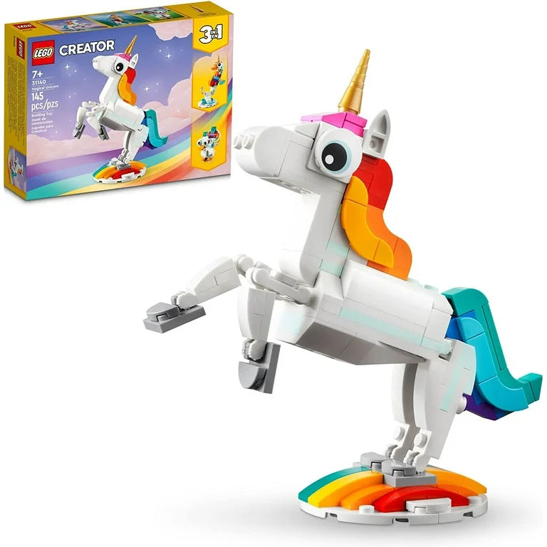 Set Lego Creator 3 en 1 Unicornio Mágico