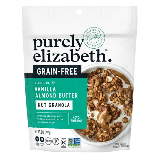 Granola Nueces Purely Elizabeth Vanilla Almond Butter Tamaño Grande 227g