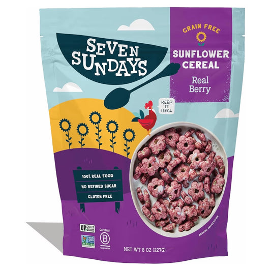 Cereal Proteico Seven Sundays Girasol Real Berry Tamaño Grande 227g