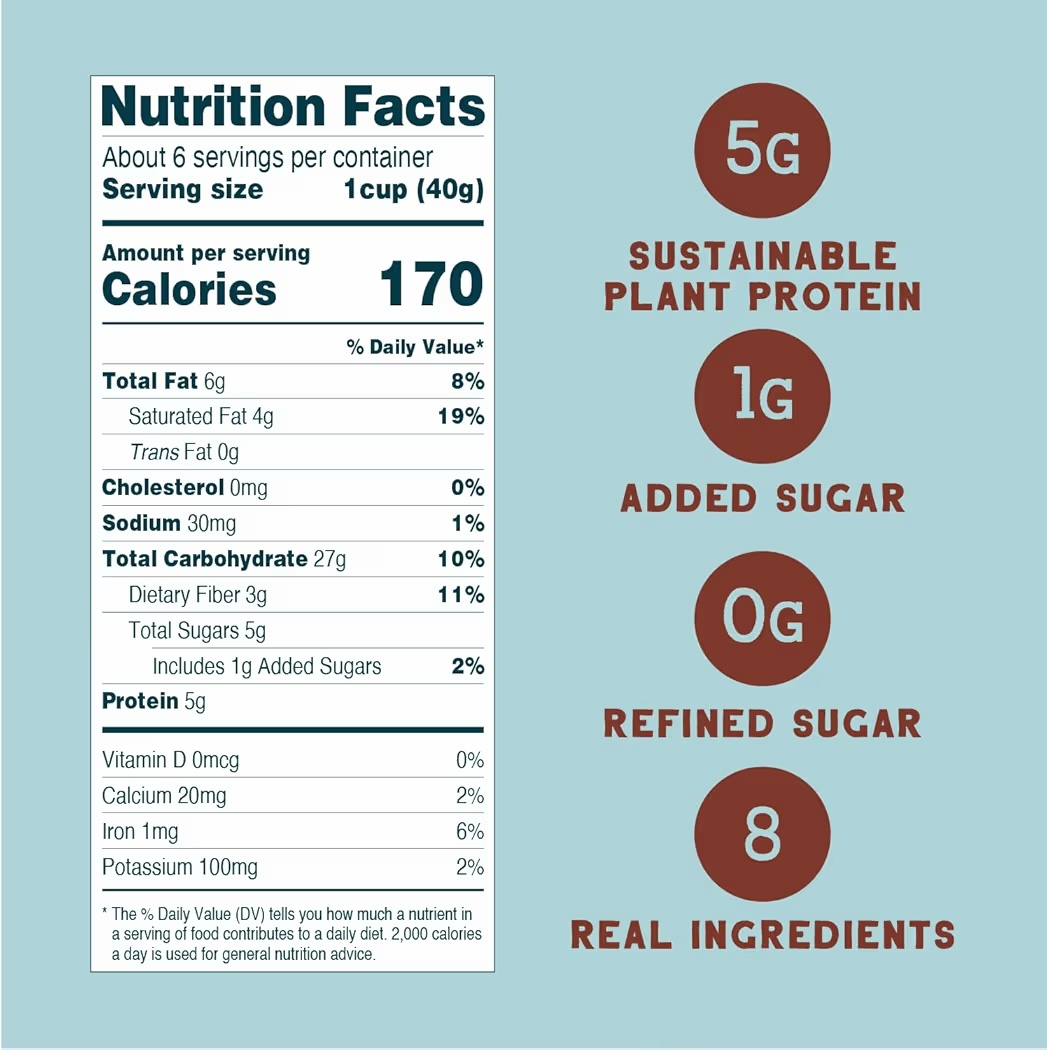 Cereal Proteico Seven Sundays Girasol Real Cocoa Tamaño Grande 227g