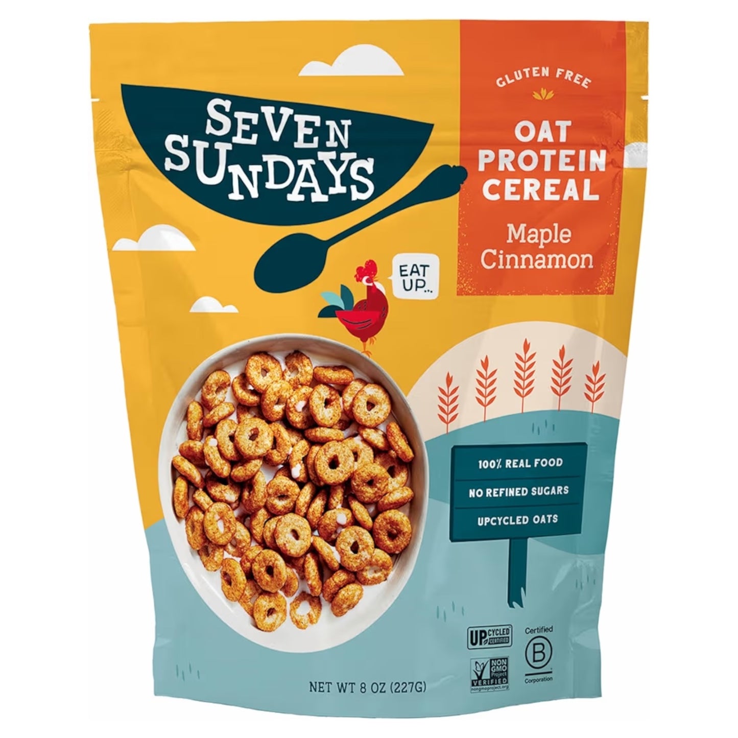 Cereal Proteico Avena Seven Sundays Maple Cinnamon Tamaño Grande 227g