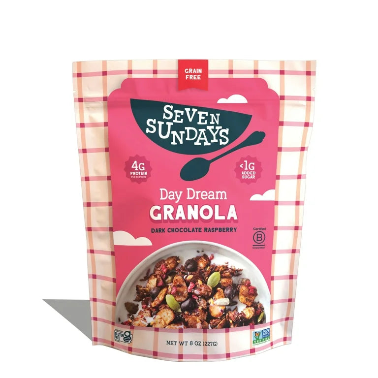 Granola Day Dream Seven Sundays Dark Chocolate Raspberry Tamaño Grande 227g