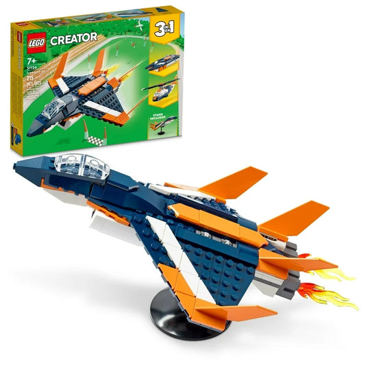 Set Lego Creator 3 en 1 Jet Supersónico