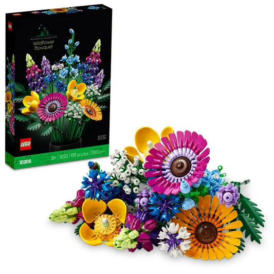 Set Lego Icons Bouquet Flores