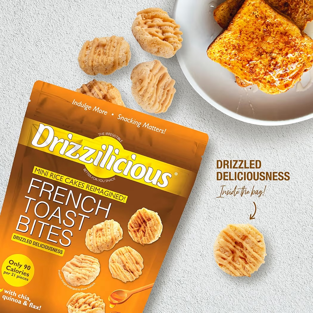 Mini Pasteles Arroz Drizzilicious French Toast Bites 113g