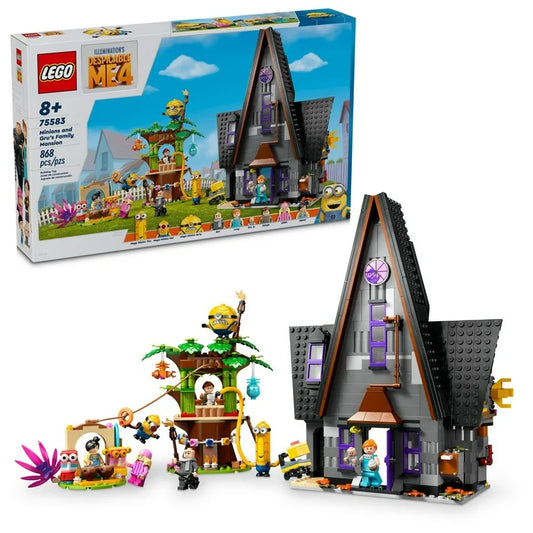 Set Lego Minions and Gru's Family Mansion