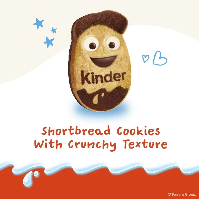 Galletas de Mantequilla y Chocolate Kinder Kinderini Tamaño Grande 250g