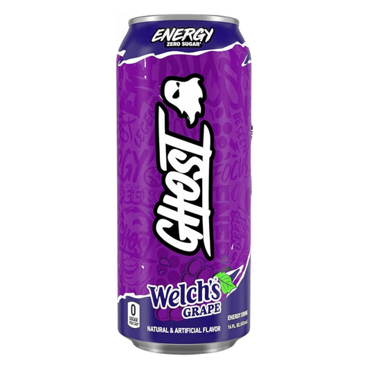 Ghost Energy Uva Welch’s Grape Sin Azúcar 473 mL