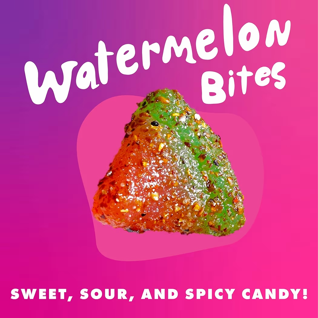 Gomitas Veganas Chili Chews Sandía Watermelon Bites 113g