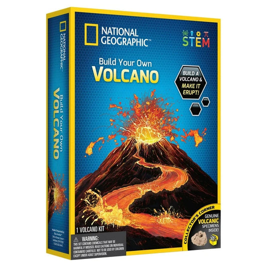 Set Construye Tu Propio Volcán National Geographic + Libro
