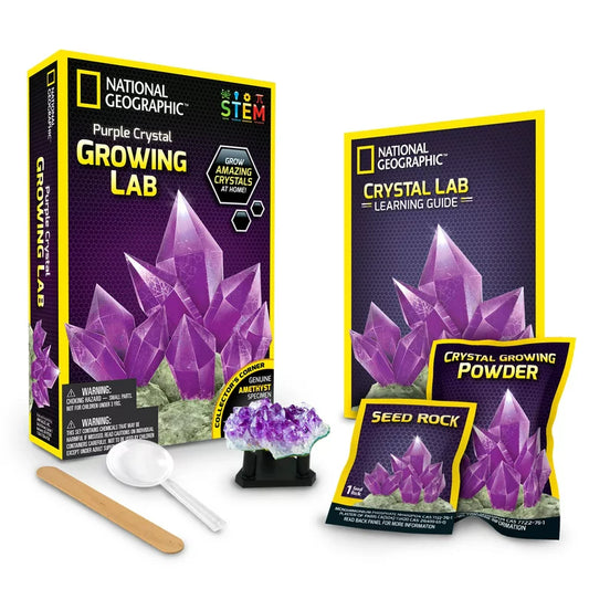 Set Laboratorio Cultivo de Cristal Púrpura National Geographic