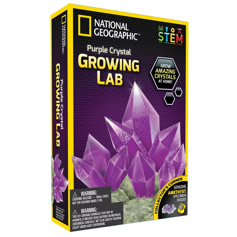 Set Laboratorio Cultivo de Cristal Púrpura National Geographic