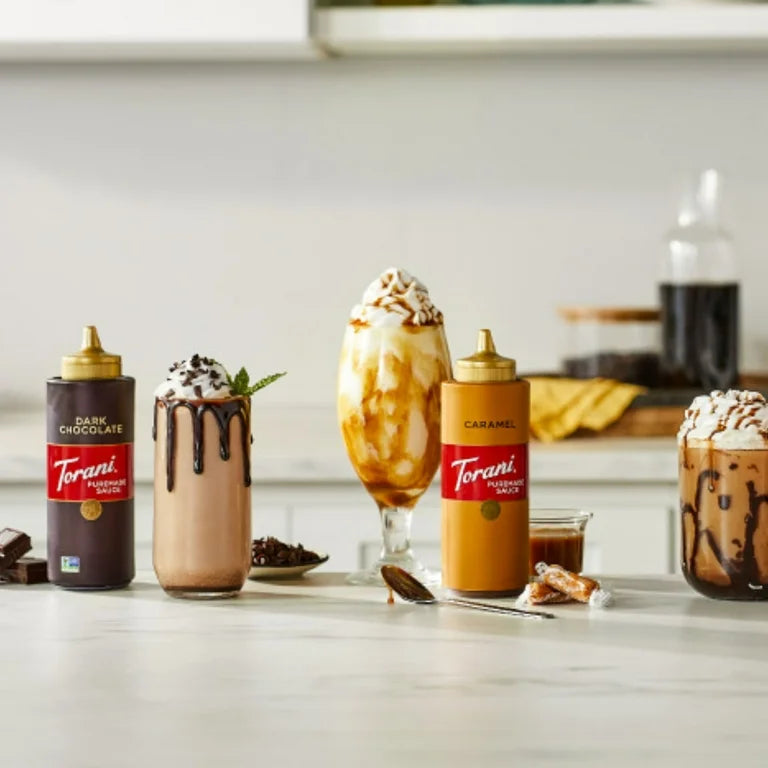 Salsa Torani Puremade Dark Chocolate 487 mL