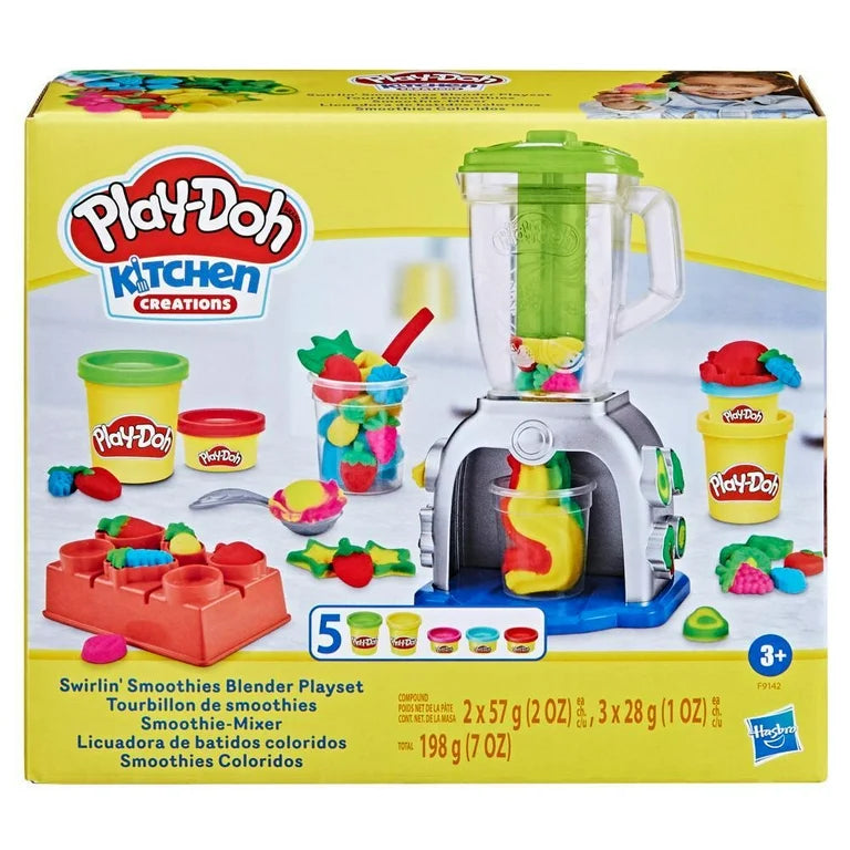 Set Play-Doh Licuadora Batidos Coloridos Swirlin' Smoothies + Accesorios