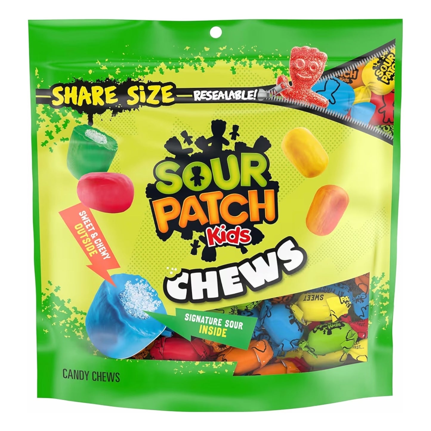 Caramelos Masticables Sour Patch Chews 230g