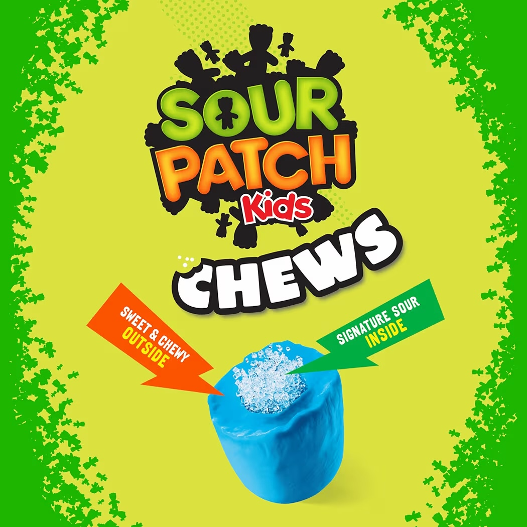 Caramelos Masticables Sour Patch Chews 230g