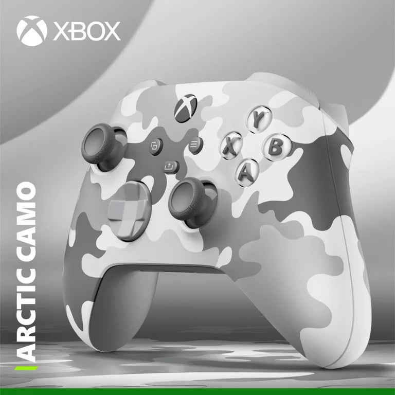Microsoft Xbox Mando Inalámbrico Artic Camo Modelo Compatible Universal