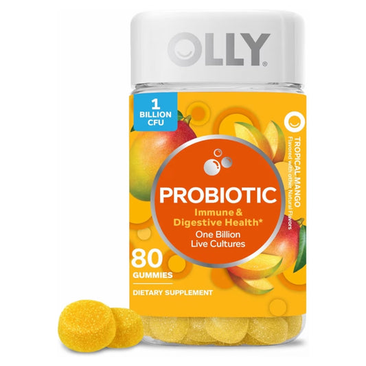 PROBIOTIC: Gomitas Olly Tropical Mango x80 Unidades