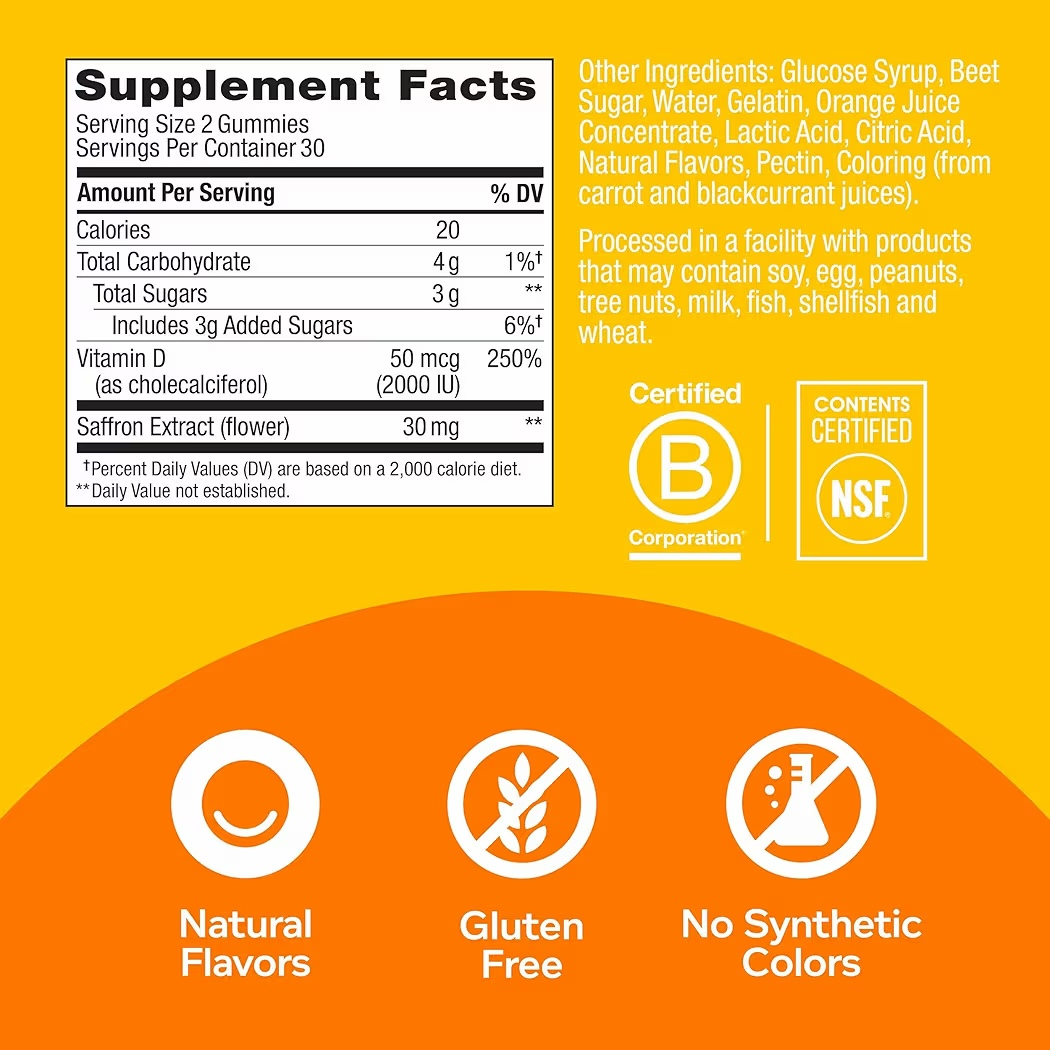 MOOD BALANCE: Gomitas Olly Hello Happy Tropical Zing x60 Unidades