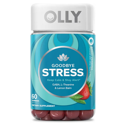 RELIEF: Gomitas Olly Goodbye Stress Berry Verbena x60 Unidades