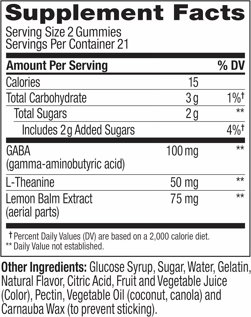 RELIEF: Gomitas Olly Goodbye Stress Berry Verbena x42 Unidades