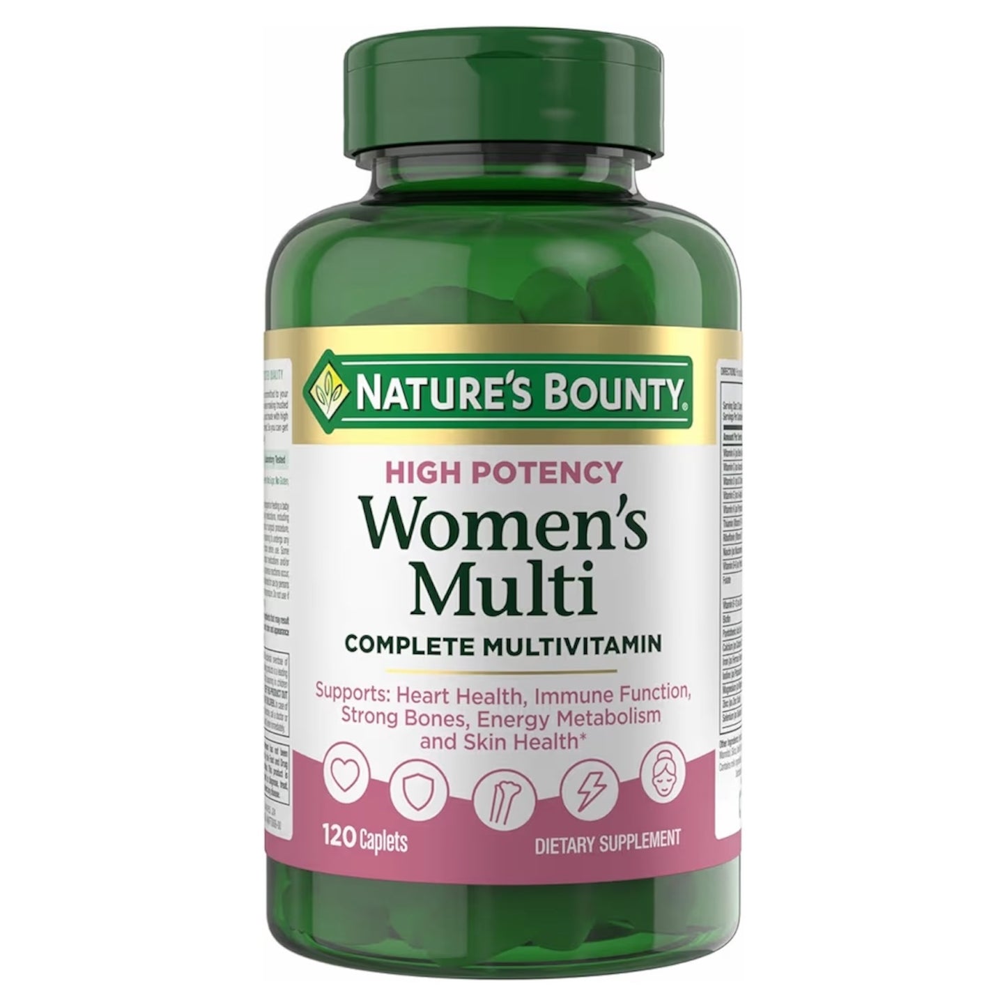 WOMEN’S MULTI: Cápsulas Nature’s Bounty High Potency x120 Unidades
