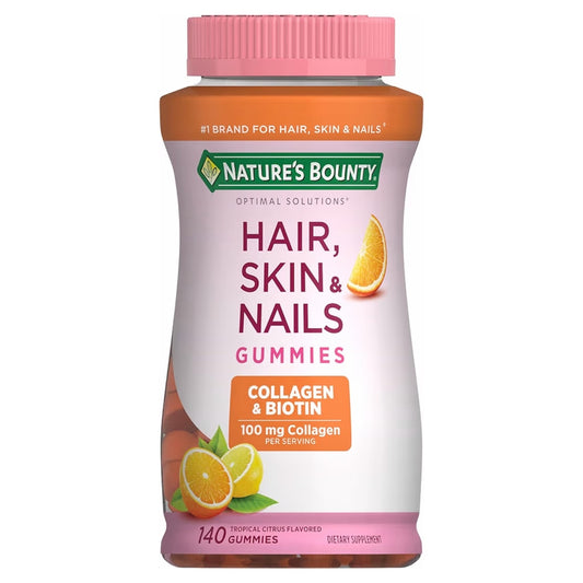HAIR, SKIN & NAILS: Gomitas Nature’s Bounty Naranja x140 Unidades