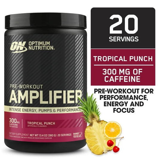 Suplemento Pre-Entreno ON Amplifier Tropical Punch 380g
