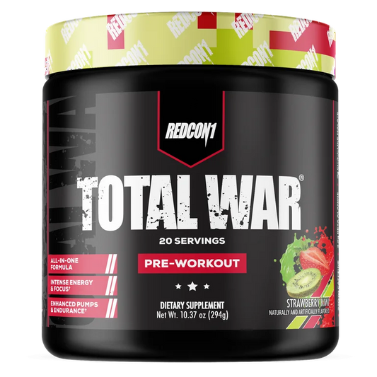 Suplemento Pre-Entreno Redcon1 Total War Kiwi Fresa 294g