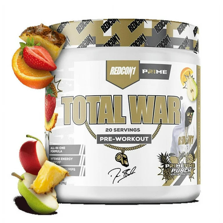 EDICIÓN LIMITADA: Suplemento Pre-Entreno Redcon1 Total War Primetime Punch 294g