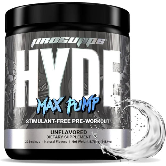 Suplemento Pre-Entreno Prosupps Hyde Max Pump Sin Sabor 248g
