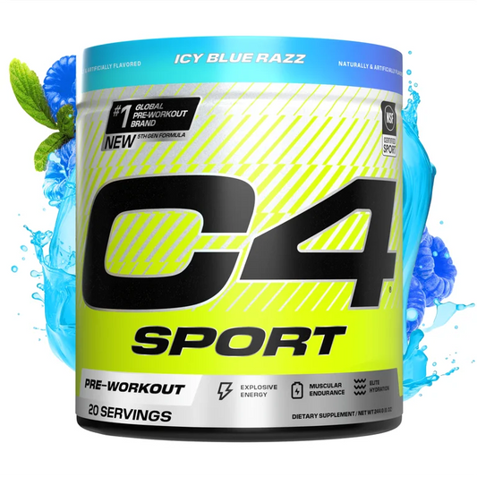 Suplemento Pre-Entreno C4 Sport Icy Blue Razz 244g