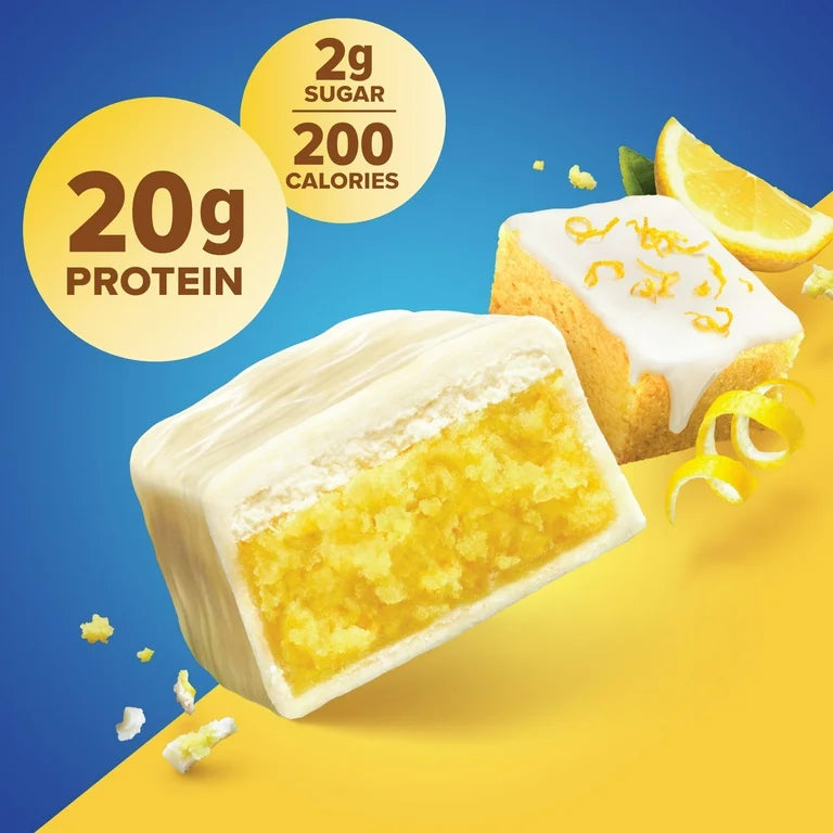 Barras Proteína Pure Protein Lemon Cake Gluten Free x4 Unidades - 200g