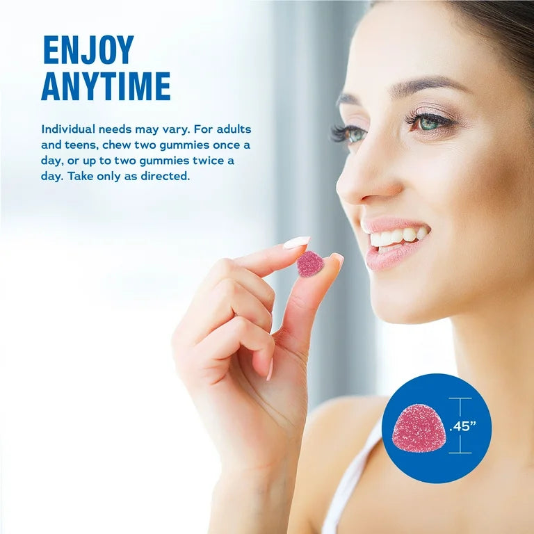 CALM: Gomitas Natural Vitality Citrato Magnesio Frambuesa & Limón x60 Unidades