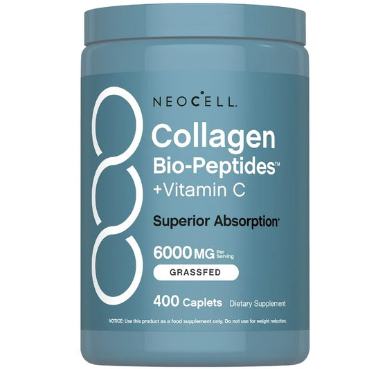 COLLAGEN: Cápsulas NeoCell Bio-Péptidos + Vitamina C x400 Unidades