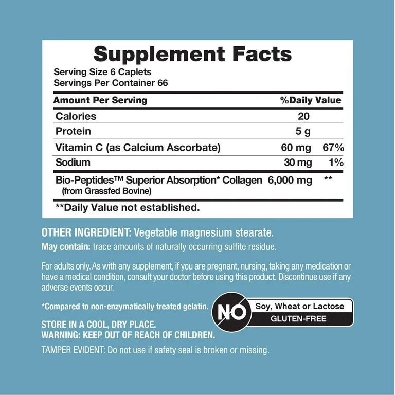 COLLAGEN: Cápsulas NeoCell Bio-Péptidos + Vitamina C x400 Unidades