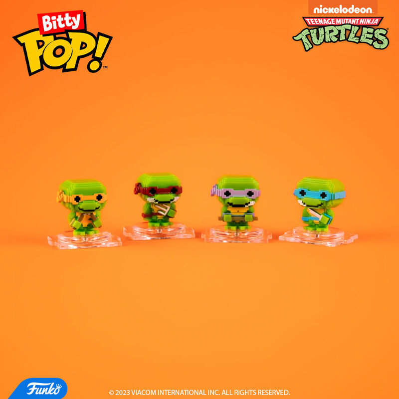 Figuras Funko Bitty Pop Tortugas Ninja Teenage Mutant Ninja Serie 4 + Sorpresa