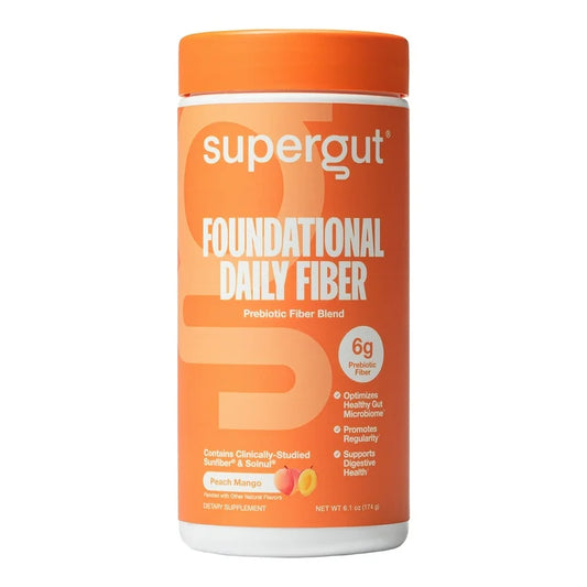 Fibra Prebiótica Mango & Durazno Supergut Foundational Daily Fiber 174g