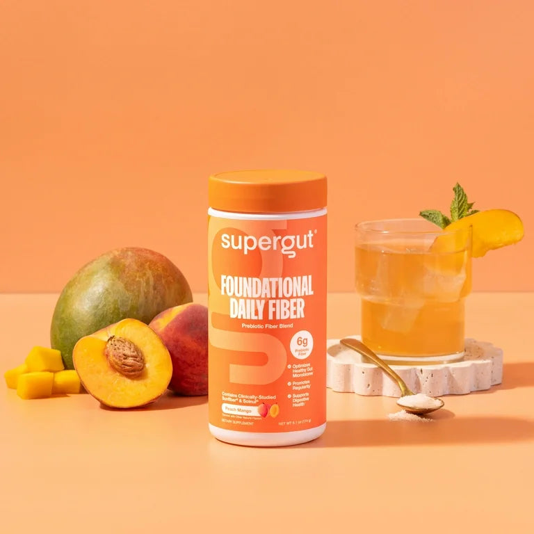 Fibra Prebiótica Mango & Durazno Supergut Foundational Daily Fiber 174g