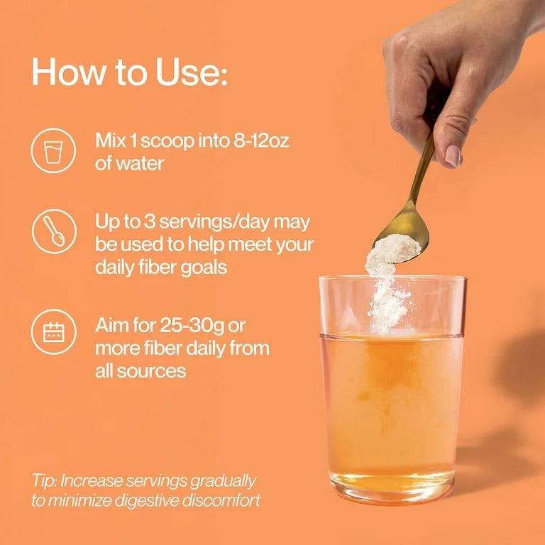 Fibra Prebiótica Mango & Durazno Supergut Foundational Daily Fiber 174g
