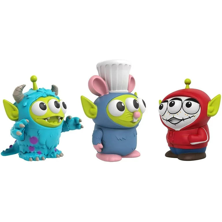Disney Pixar Toy Story Alien Remix x3: Sulley, Miguel, Remy