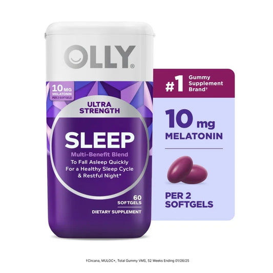 SLEEP: Cápsulas Blandas Olly Ultra Fuerte x60 Unidades